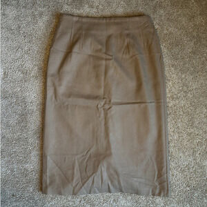 NWT Vintage Savannah Pure Wool High Waisted Knee Length Pencil Skirt Women's 16